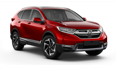 Ilustrácia s porovnaním modelov Honda CR-V.