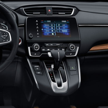 Bočný pohľad na 7-palcový multimediálny systém modelu Honda CR-V.