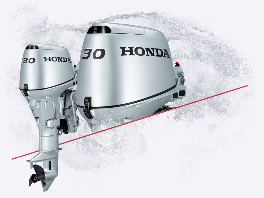 2 motory Honda BF30.