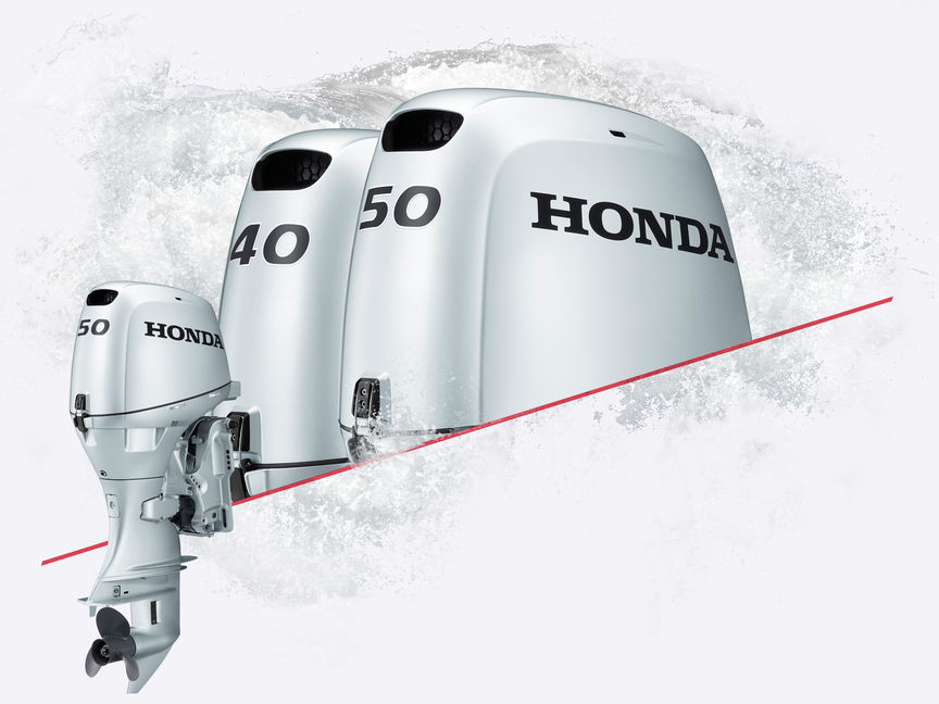 3 lodné motory Honda.