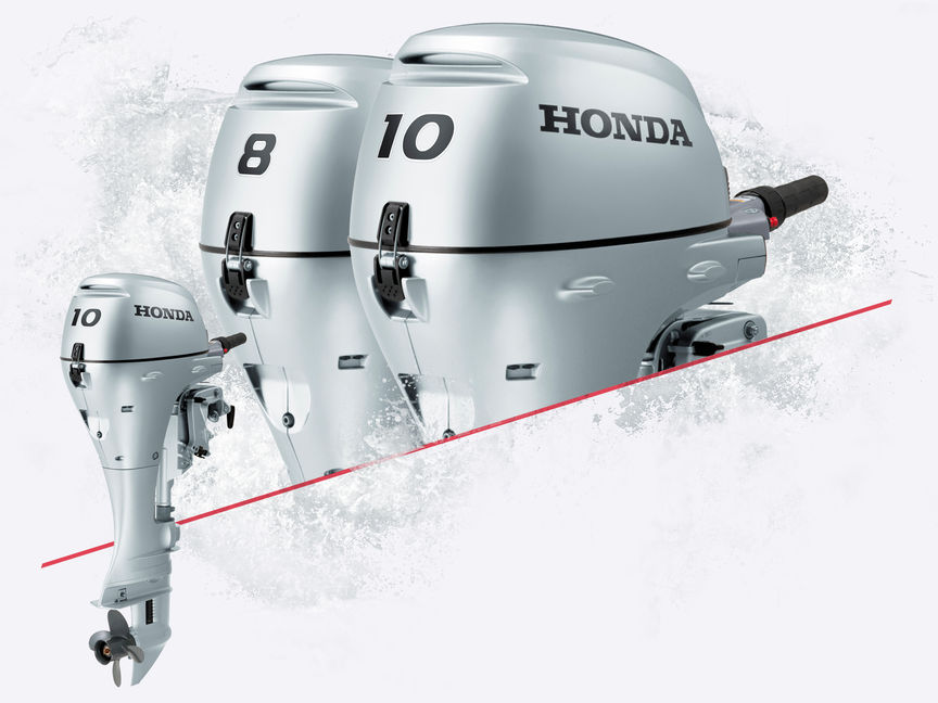 3 lodné motory Honda.
