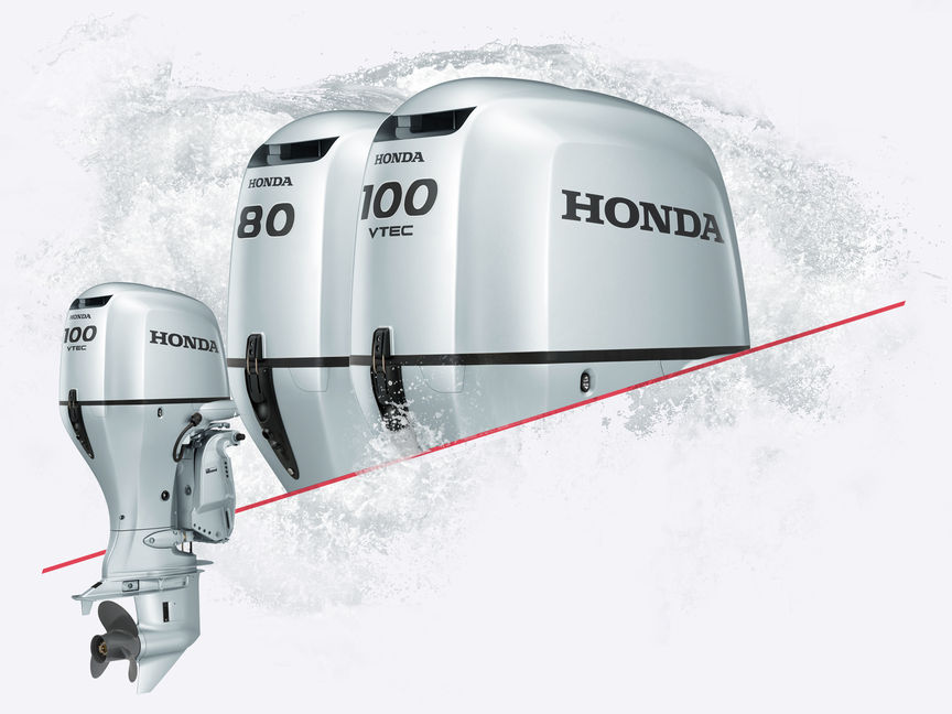 3 lodné motory Honda.