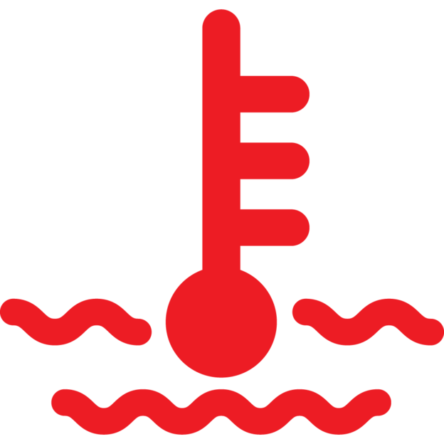 Symbol chladenia motora