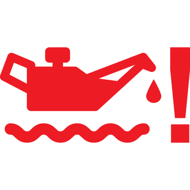Tlak oleja s výkričníkom