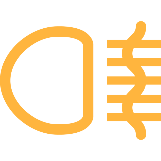 Symbol zadného hmlového svetla