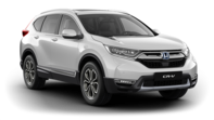 Predný trojštvrťový pohľad na model Honda CR-V