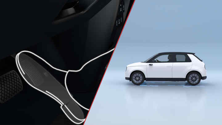 Still from Honda video to show steering.