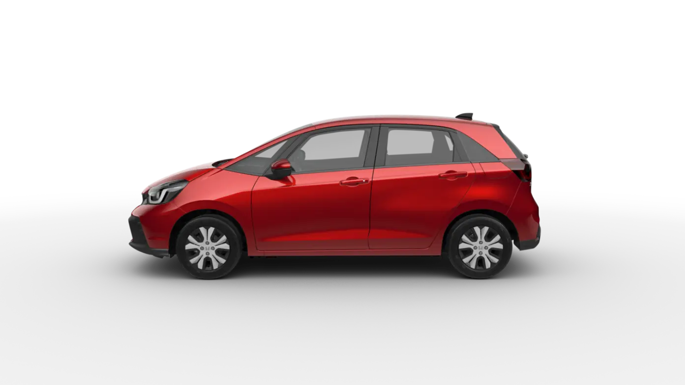 Bočný pohľad na model Honda Jazz