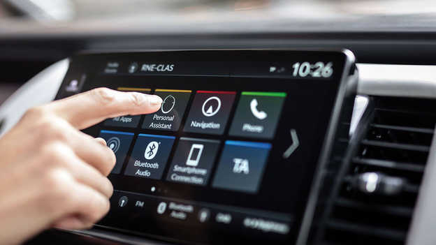 Detailný záber na systém Honda Connect