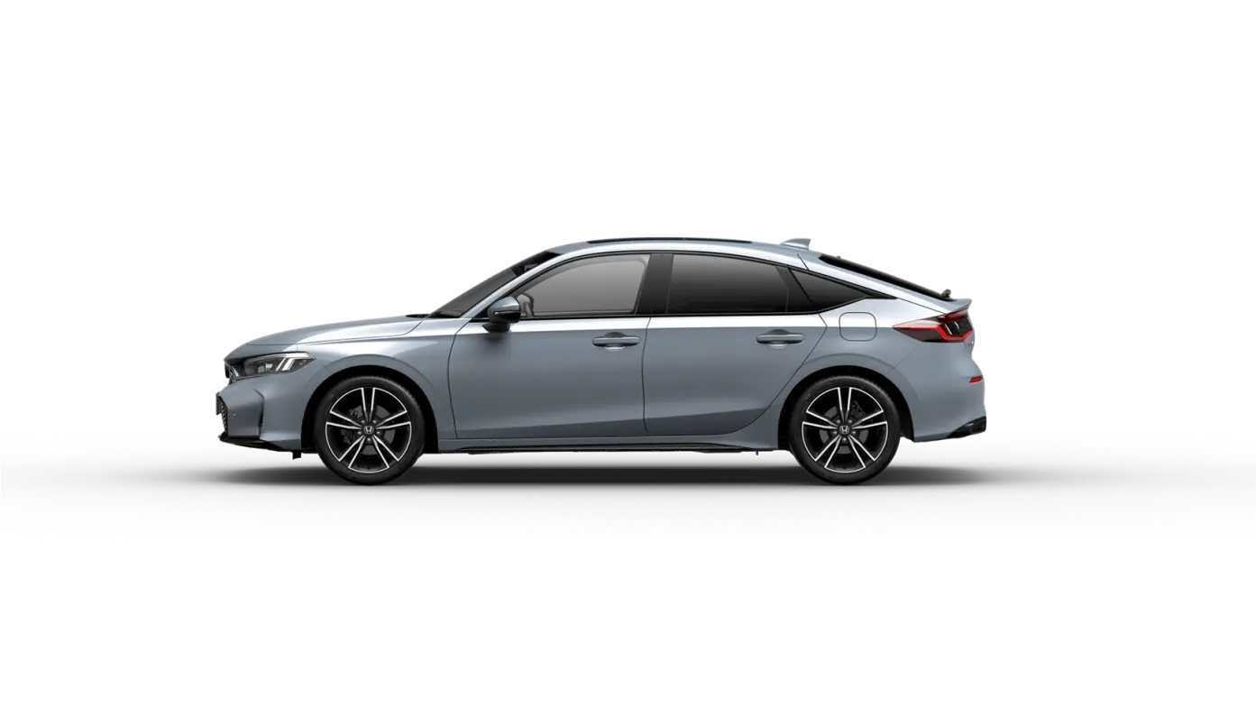 Pohľad zboku na Hondu Civic