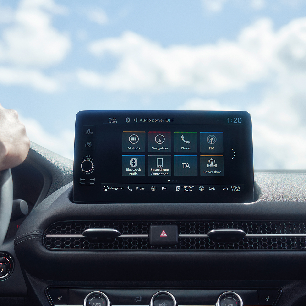 Infotainment nmodelu ZR-V