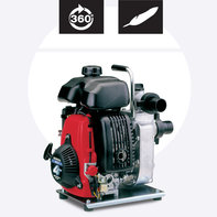 Pribl&iacute;žen&yacute; pohľad na ľahk&eacute; vodn&eacute; čerpadlo.