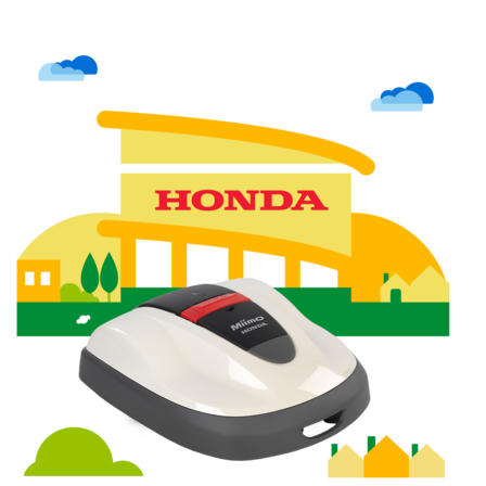 Kosačka Honda, bočný pohľad, sprava.