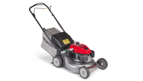 Kosačka Honda, predný trojštvrťový pohľad, sprava.