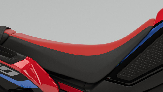 Nízke a vysoké sedadlo motocykla Honda Africa Twin