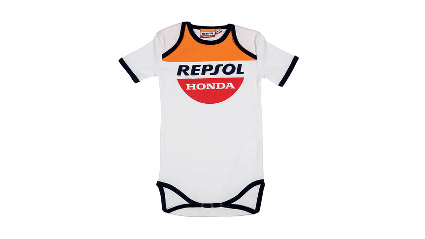 Dupačky Honda Repsol v tímových farbách MotoGP a s logom Repsol.
