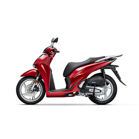 Honda-SH150i, ľavá strana, model Pearl Splendor Red