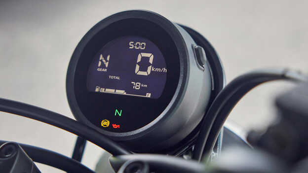 Honda CL500 – displej LCD.