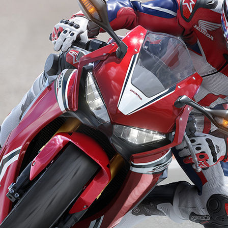 CBR1000RR Fireblade priblížený pohľad na svetlomety