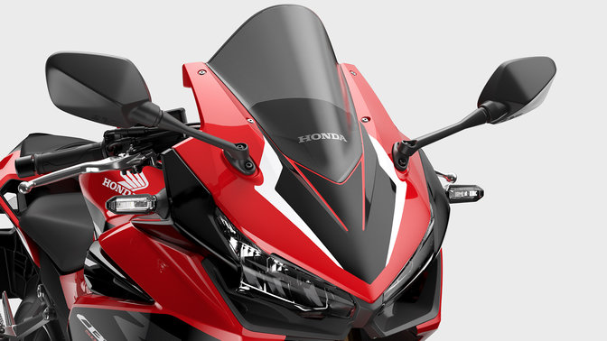 CBR500R – Vysoký plexi štít