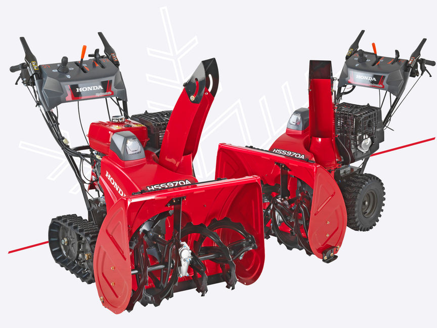 2 snehové frézy radu HSS 970A.