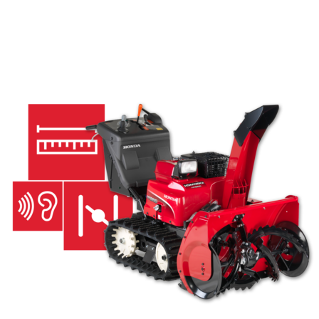 Obrázok technických údajov snehových fréz.